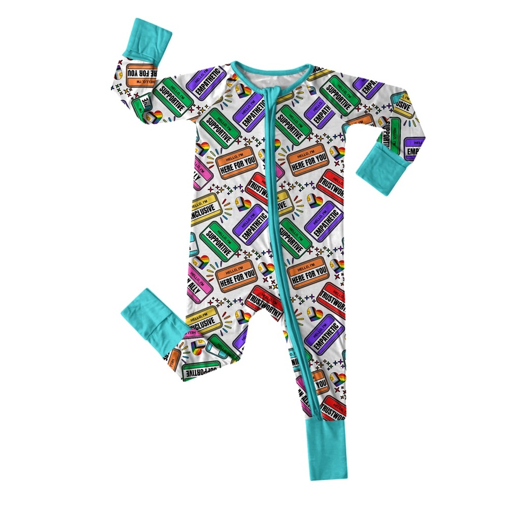 BRAND NEW WITH TAGS Inclusive Pride Bamboo Zippy Slumber Sprouts